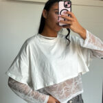 TOP EN DETELLE BLANC